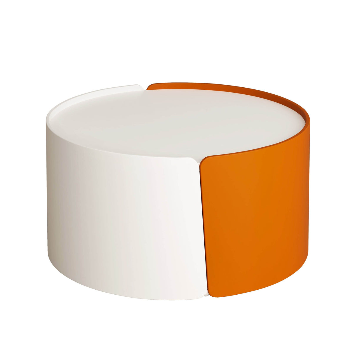 Modern Round MDF Nesting Coffee Table With Storage - Sleep Galleria