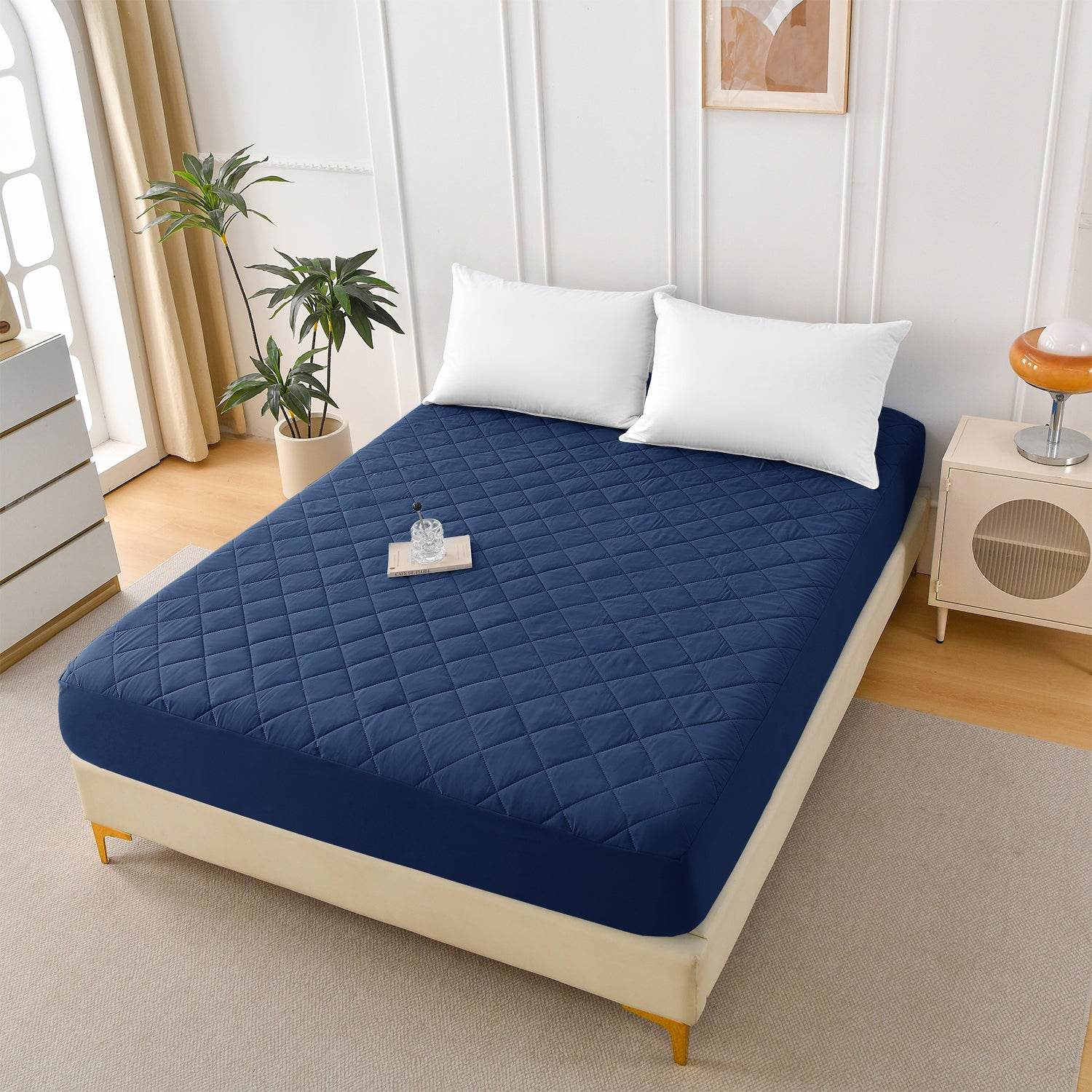 Waterproof Quilted Cotton Fitted Sheet Twin - Sleep Galleria