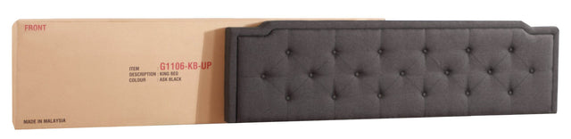 Queen Fabric Upholstered Foam Filled Bed Frame - Omega Lifestyles