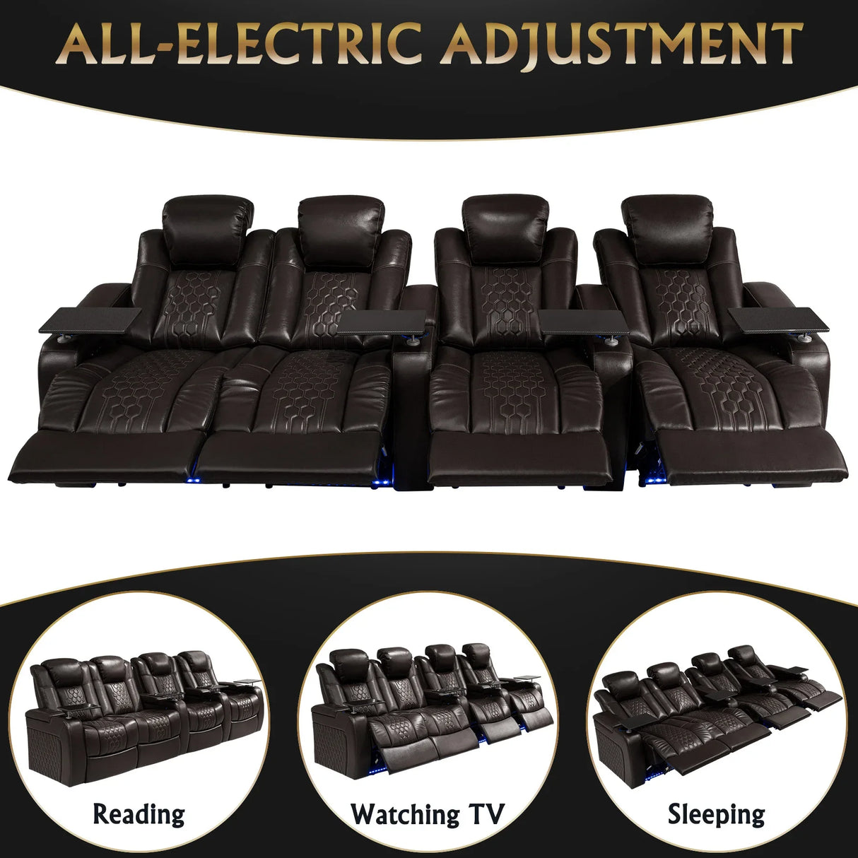 Ultra-Plush Top-Grain Nappa Genuine Leather Massage Chair - Omega Lifestyles