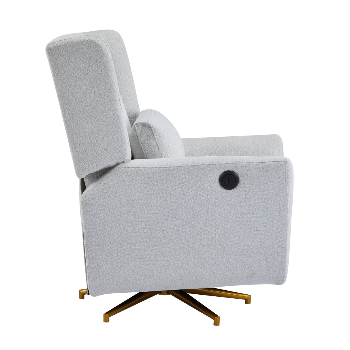 Power Upholstered 360-Degree Swivel Recliner Chair - Omega Lifestyles