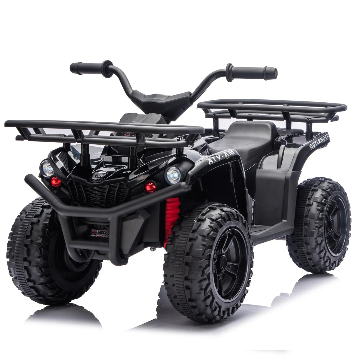 24V High-Power Kids Ride-On ATV With Storage Racks - Omega Lifestyles
