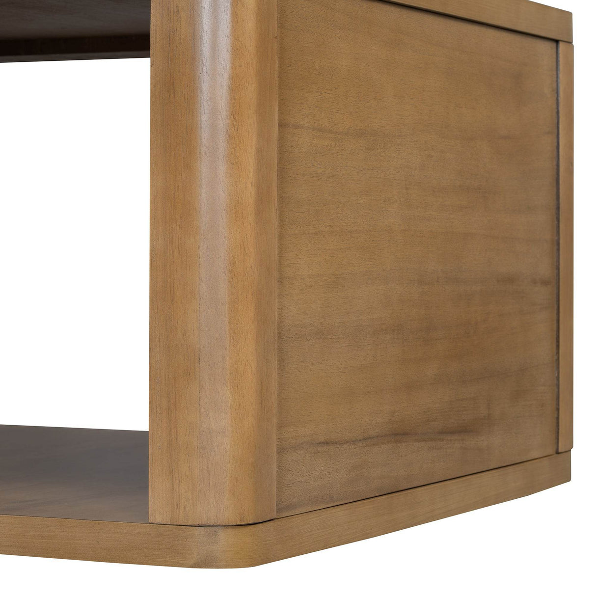 Natural Farmhouse Square Coffee Table With Storage - Sleep Galleria