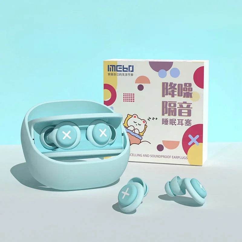 Pair Of Soft Silicone Noise Reduction Sleep Earplugs - Sleep Galleria