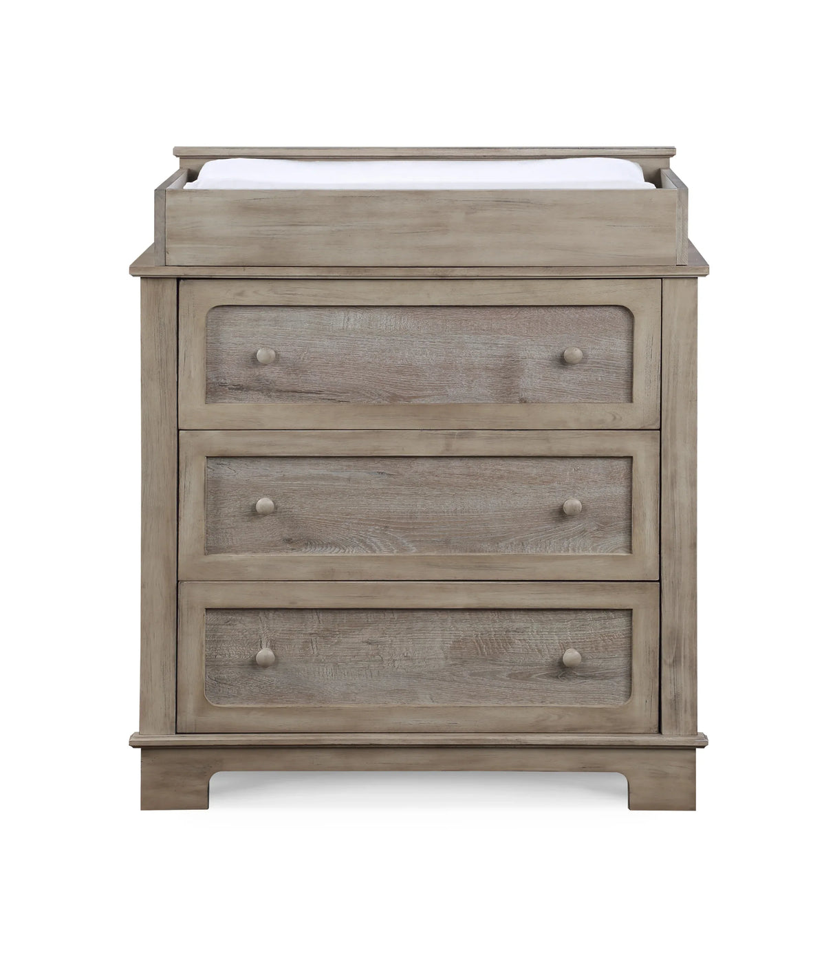Rustic Green Solid Wood 3 Drawer Dresser - Omega Lifestyles