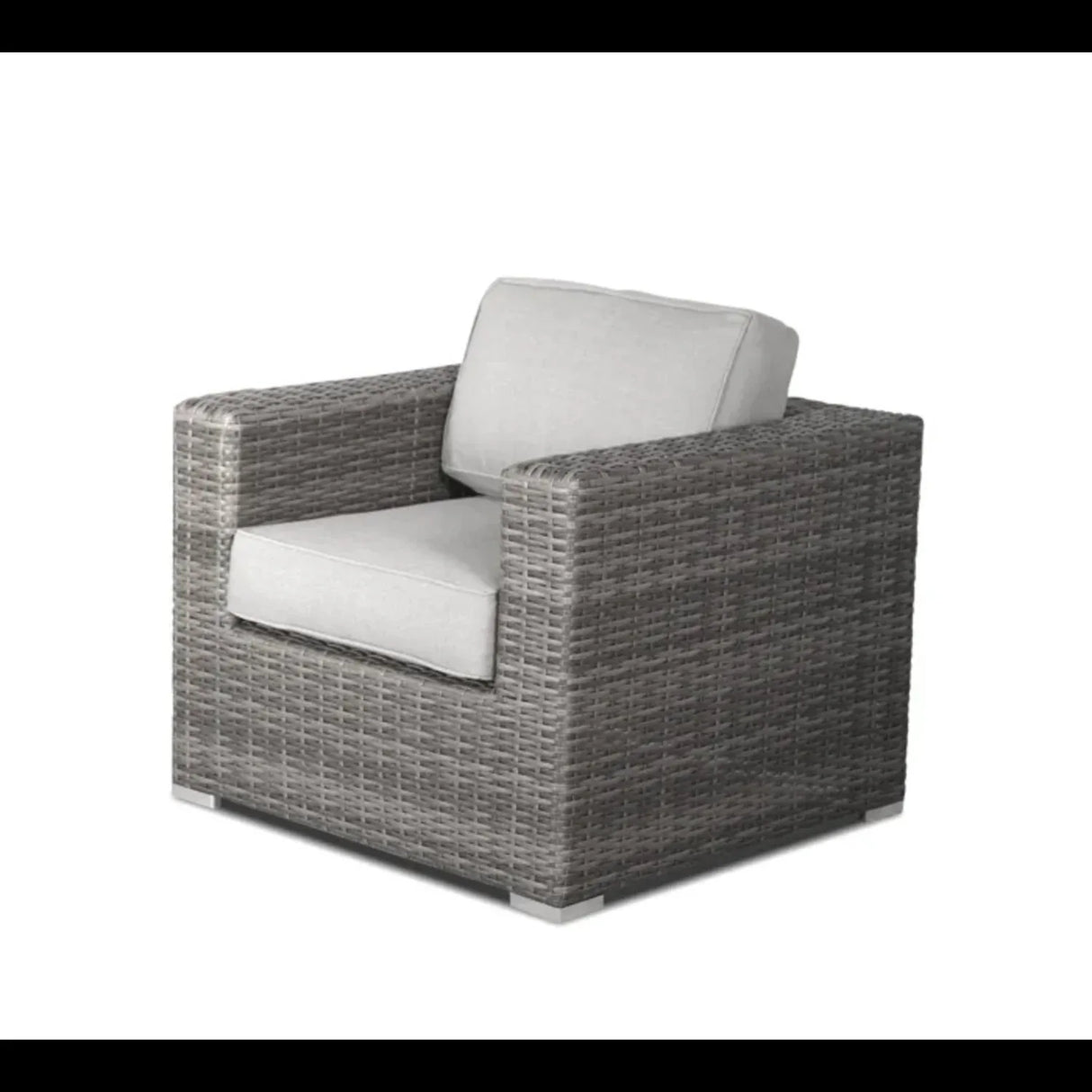 2-Person Fully Assembled Rattan Wicker Outdoor Seating Set - Omega Lifestyles