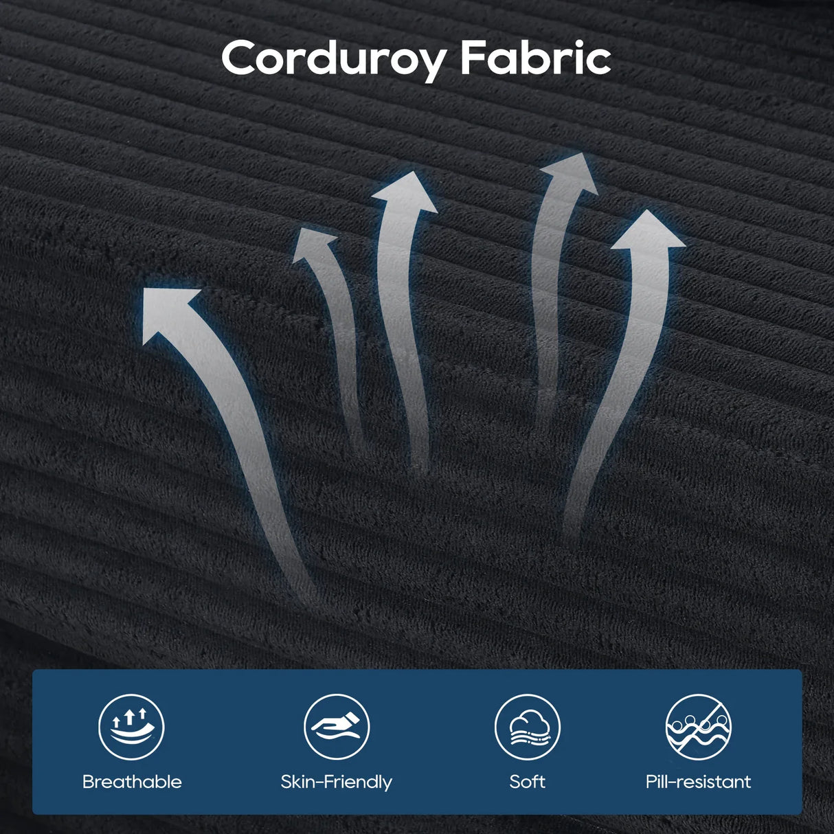 Modern L-Shaped Memory Foam Sectional Couch With Steel Frame - Omega Lifestyles