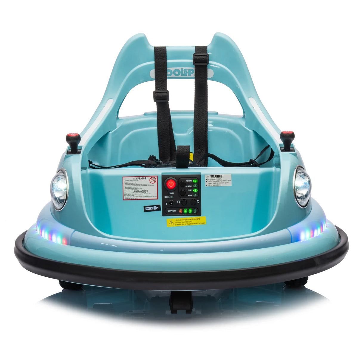 12V Remote Control Kids Bumper Car With LED Lights - Omega Lifestyles