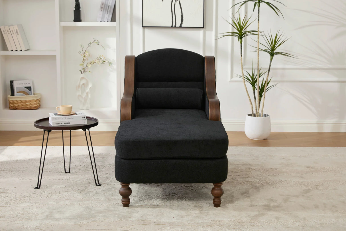 Oversized Chenille Fabric Recliner Lounge Chair with Storage - Omega Lifestyles