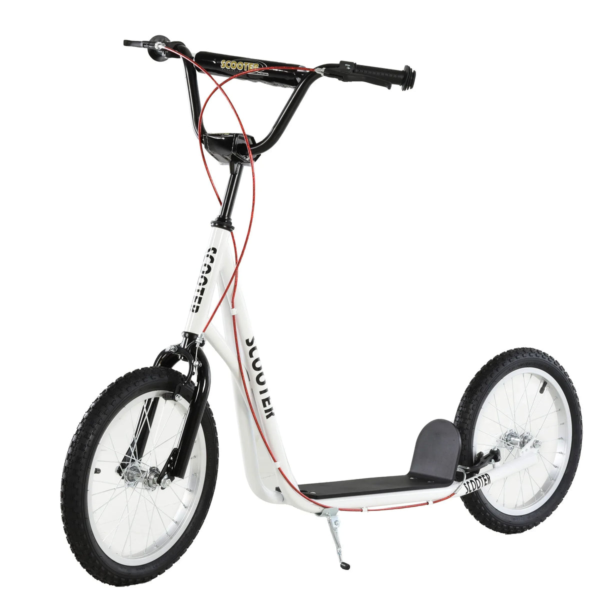 Youth Adjustable Handlebar Kick Scooter With Dual Brakes - Omega Lifestyles