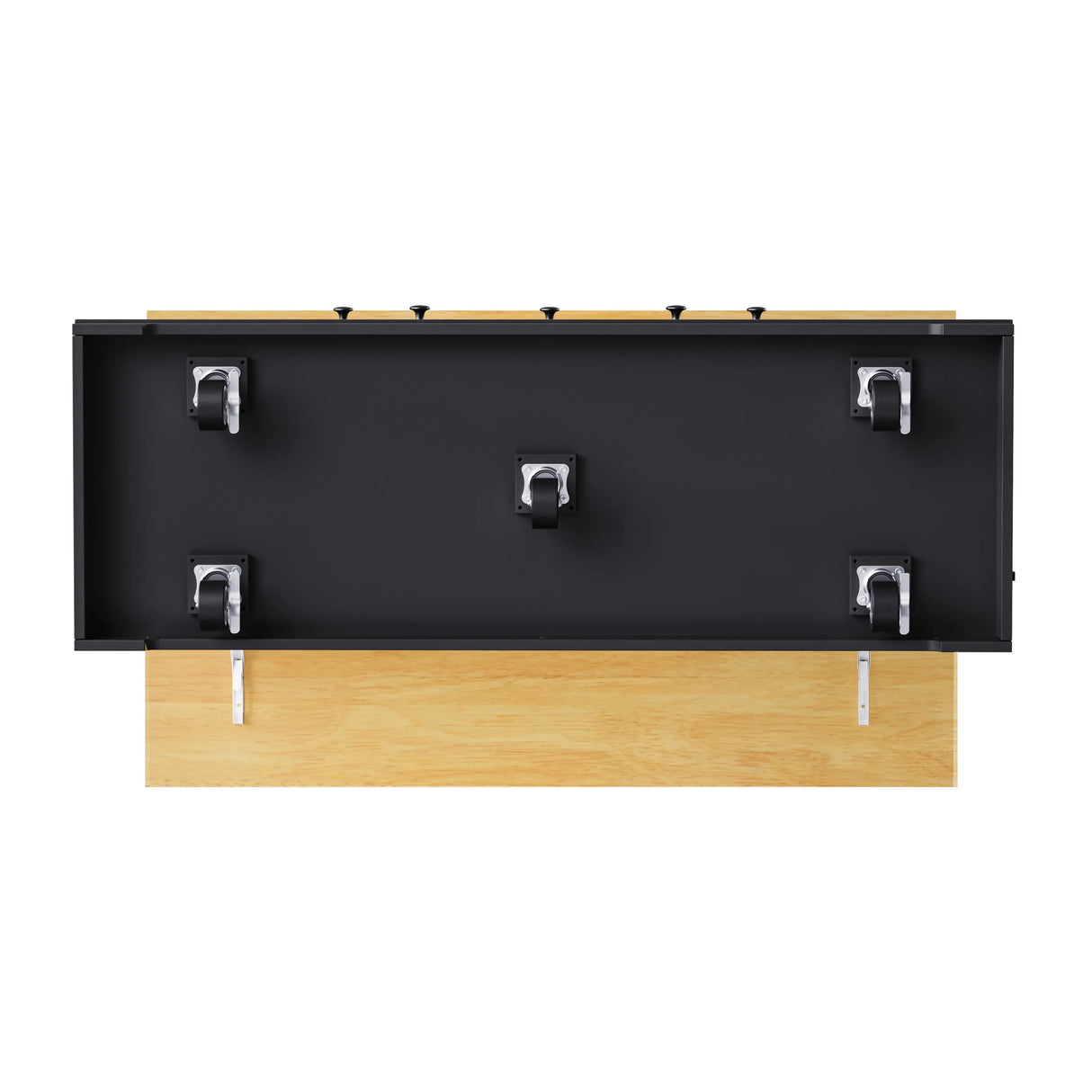 Large Kitchen Island Storage Cart With Bar Stools and Power Outlet - Omega Lifestyles