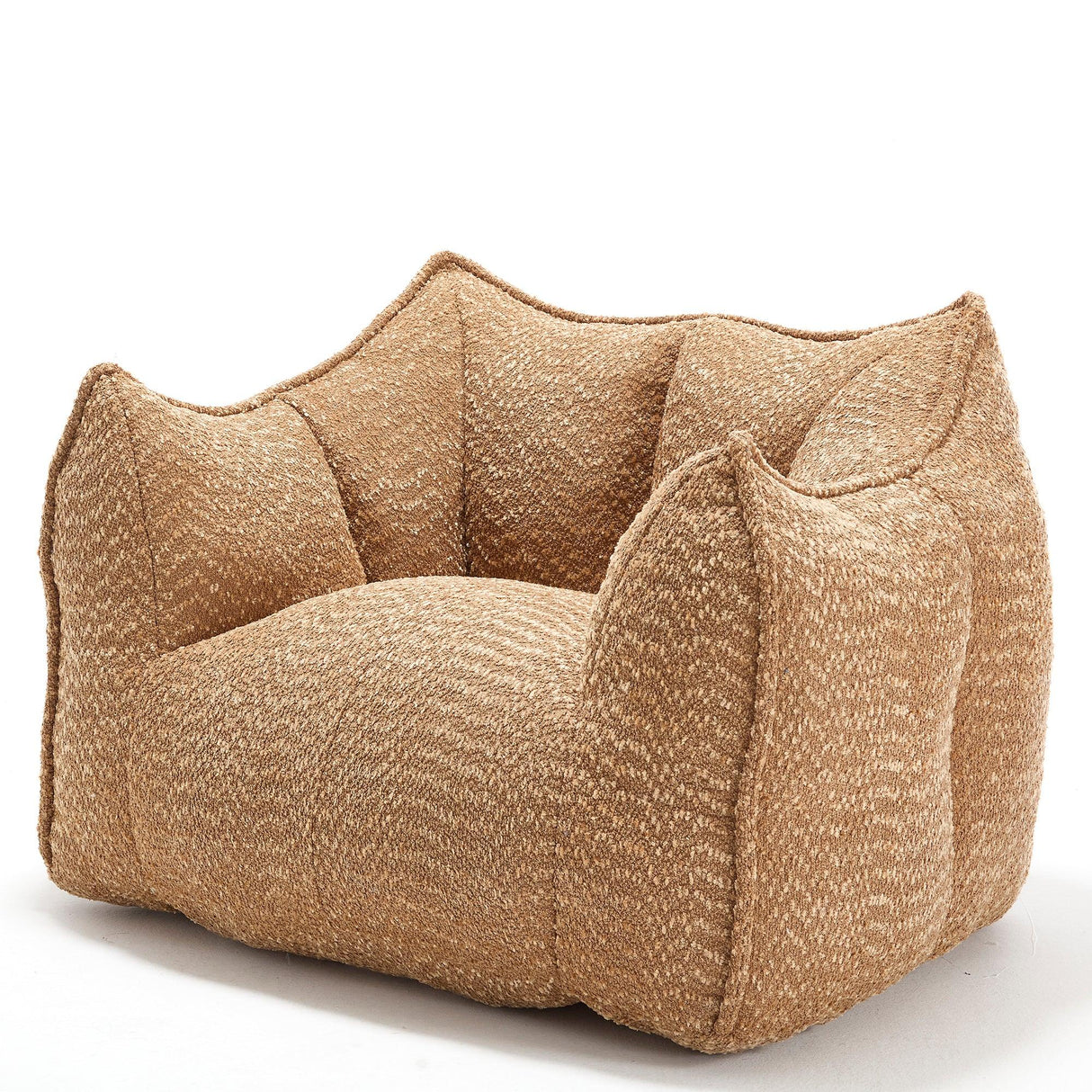 Chenille Bean Bag Chair Soft Foam Living Room Seating - Omega Lifestyles