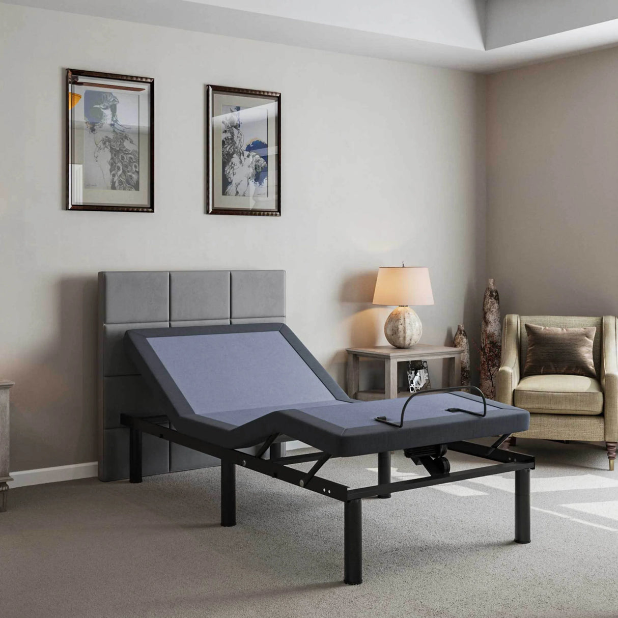 Twin BT2000 Steel Adjustable Bed Base With Bluetooth - Omega Lifestyles