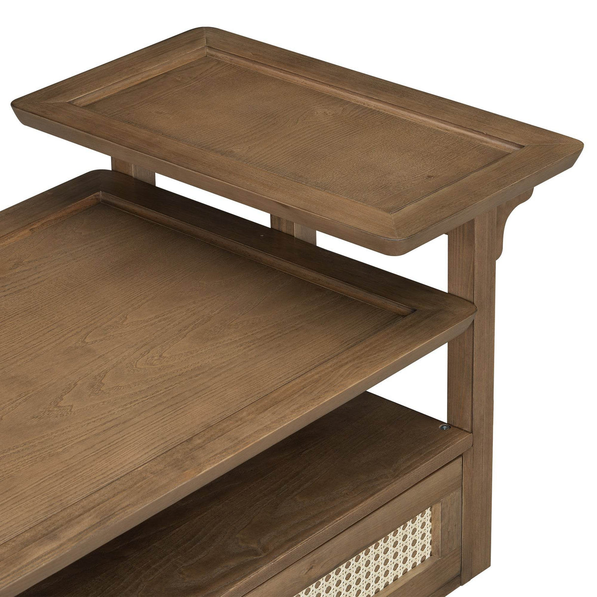Modern Dark Brown MDF Coffee Table With Storage Drawer - Sleep Galleria