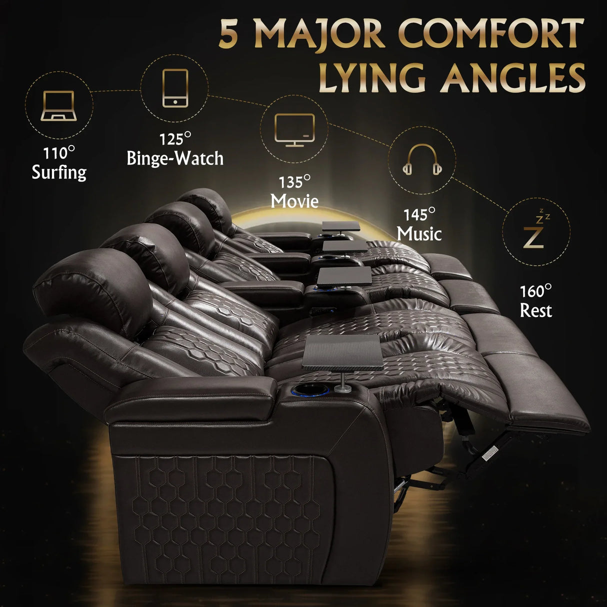 Ultra-Plush Top-Grain Nappa Genuine Leather Massage Chair - Omega Lifestyles