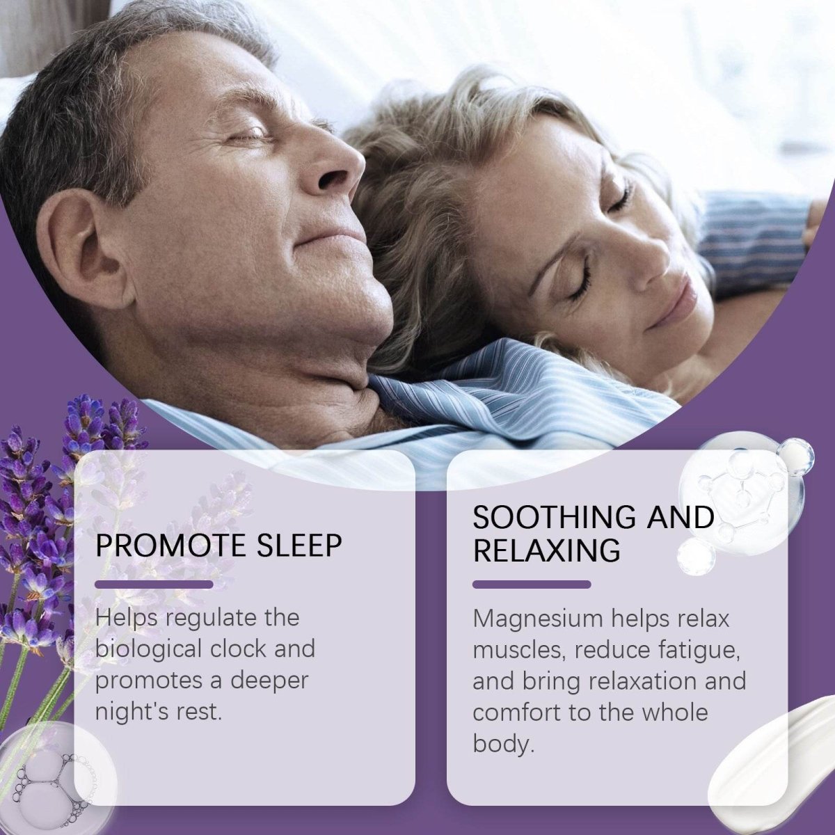 Lavender Magnesium Hydrating Body Lotion Gentle Care - Sleep Galleria