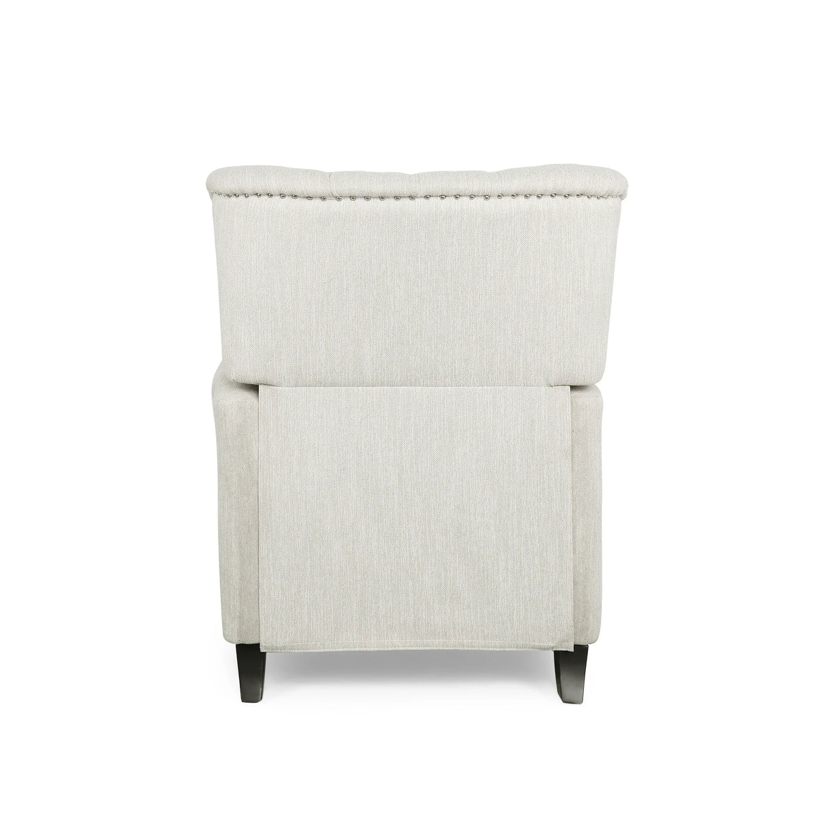 Contemporary Beige Fabric Pushback Recliner Chair - Omega Lifestyles