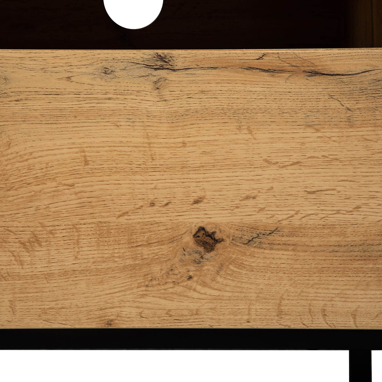 Modern Wood TV Stand With Drop Down Storage - Sleep Galleria