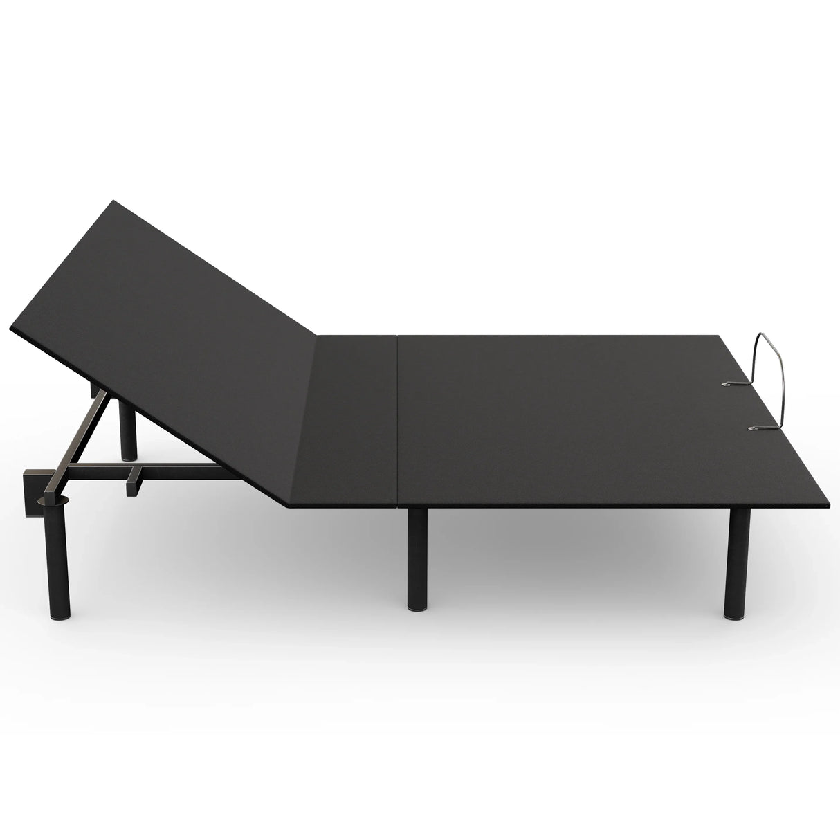 Queen Essential Adjustable Fabric Metal Base - Omega Lifestyles