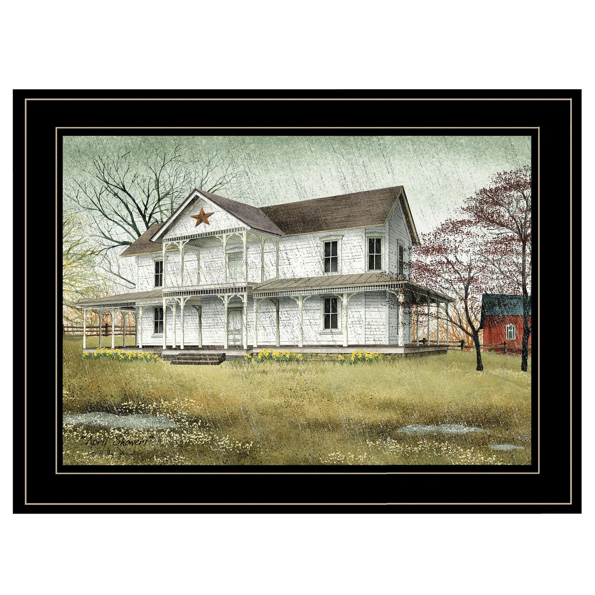 Ready To Hang April Showers Framed Wall Art Print - Omega Lifestyles