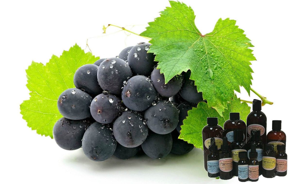 GRAPE PURE FRAGRANCE OIL 0.6Oz 1Oz 2 Oz up to 16Oz Free Shipping!!!