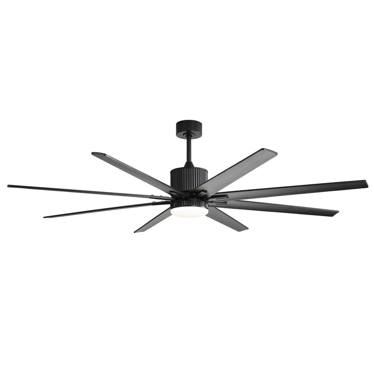 76-Inch Smart Remote Control Wood Blade Ceiling Fan