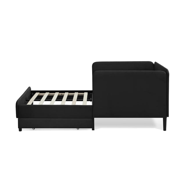 Twin Upholstered Velvet Storage Sofa Bed Frame - Omega Lifestyles