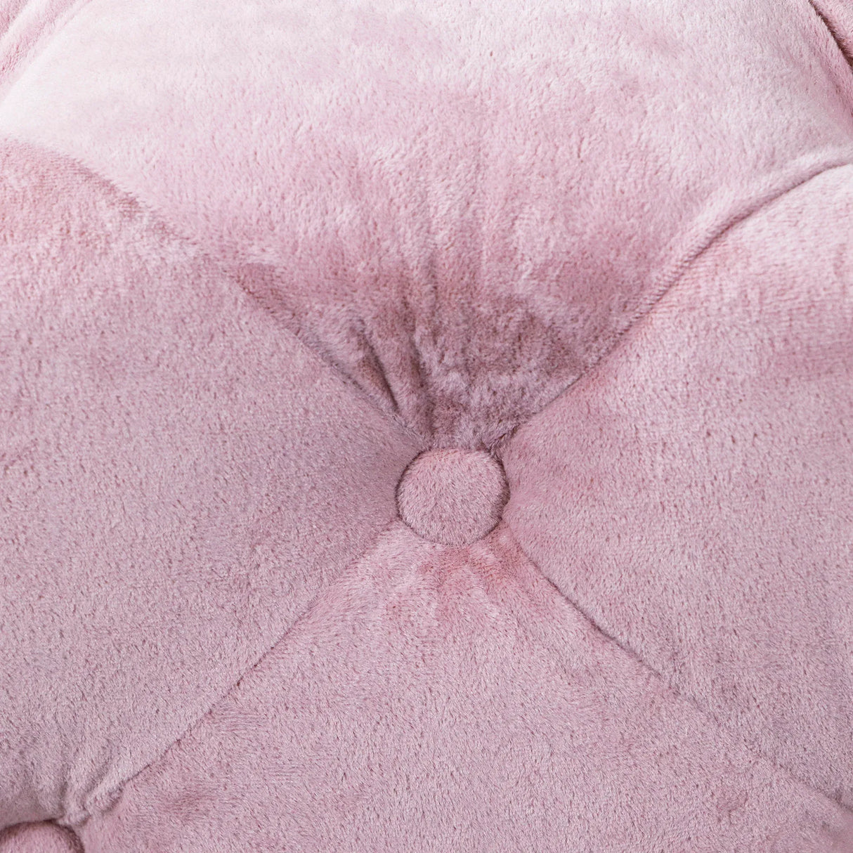 Pink Velvet Dice-Shaped Storage Ottoman With Foam Seat - Omega Lifestyles