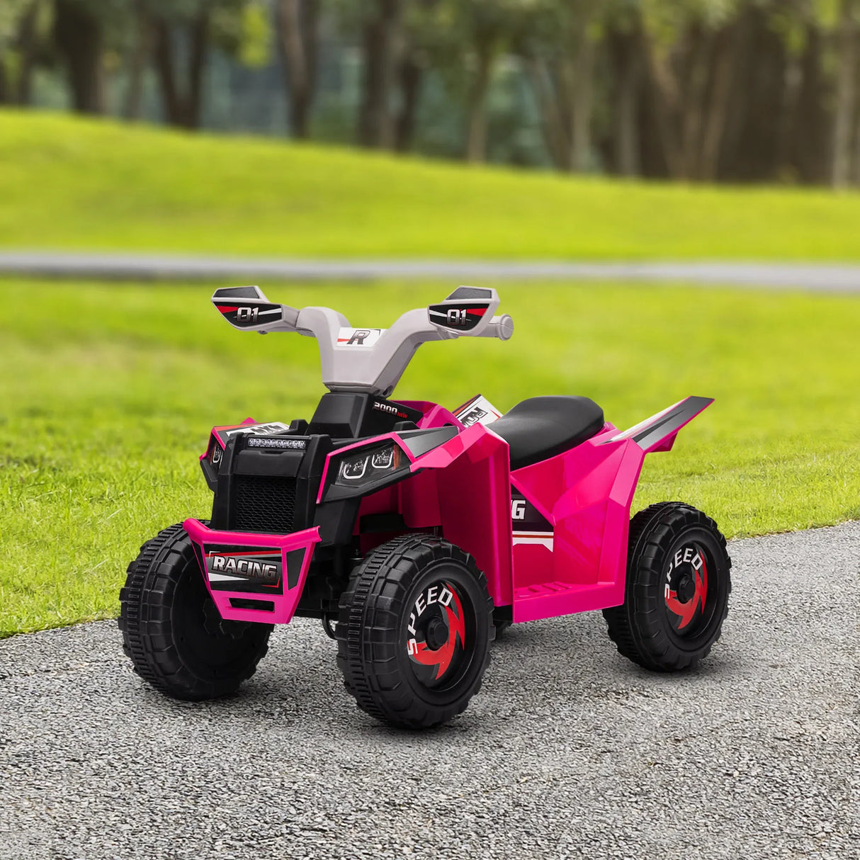Kids 6V Electric ATV Ride-On With Wear-Resistant Wheels - Omega Lifestyles