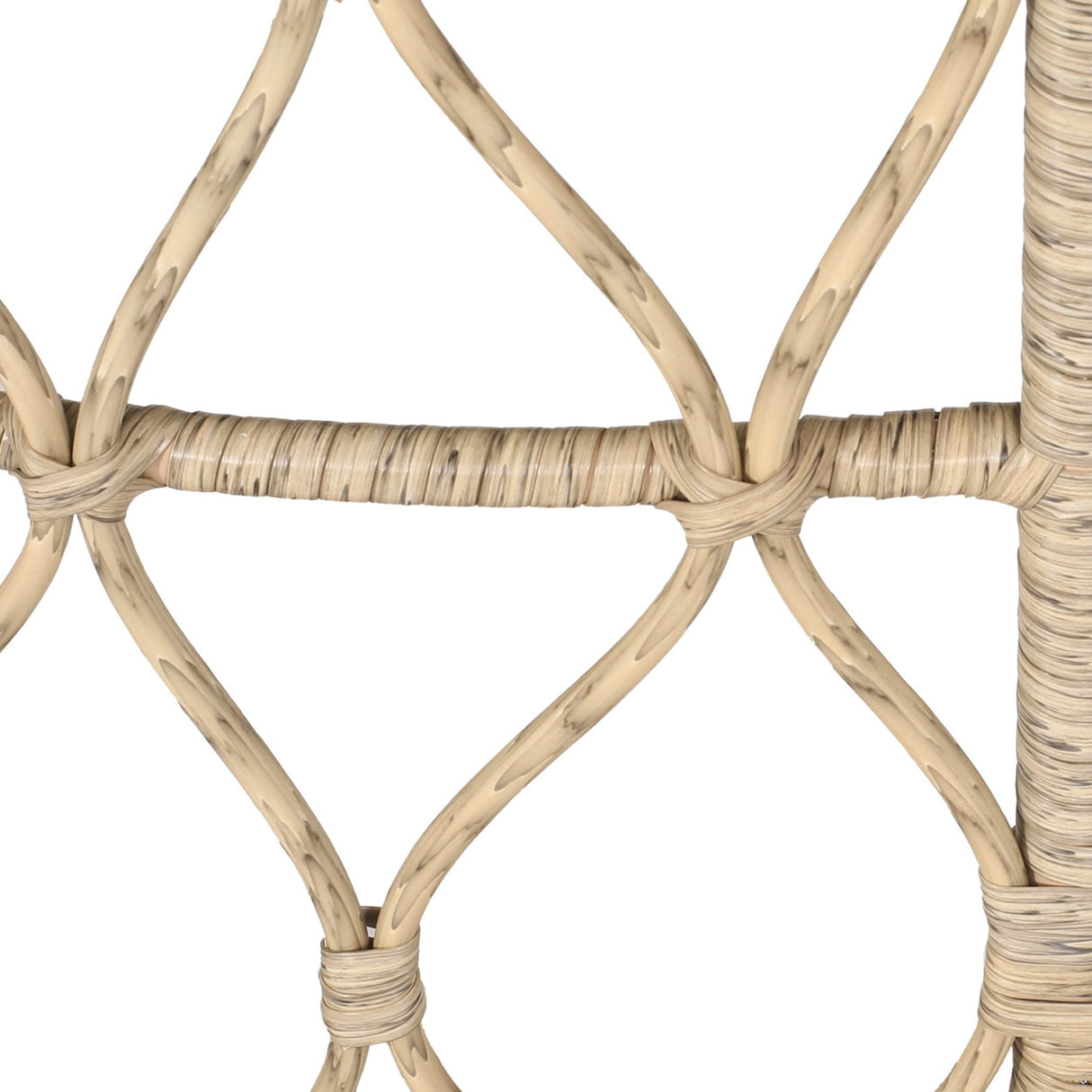 Boho Wicker Rattan Outdoor Brown Coffee Table - Sleep Galleria