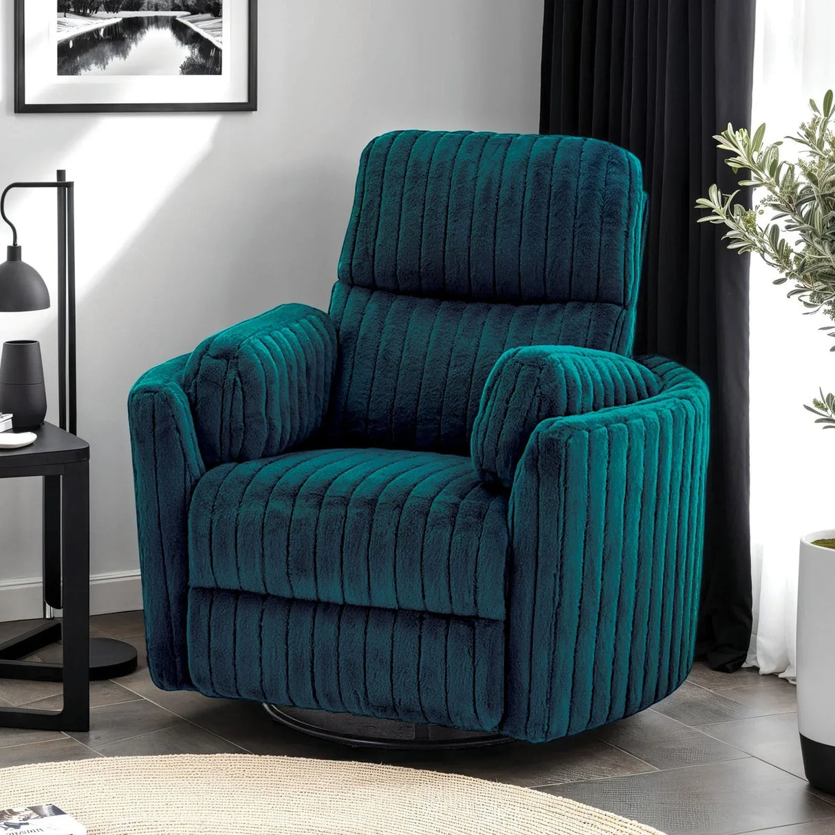 Power Recliner Glider Swivel Chair With Pillow Fill - Omega Lifestyles