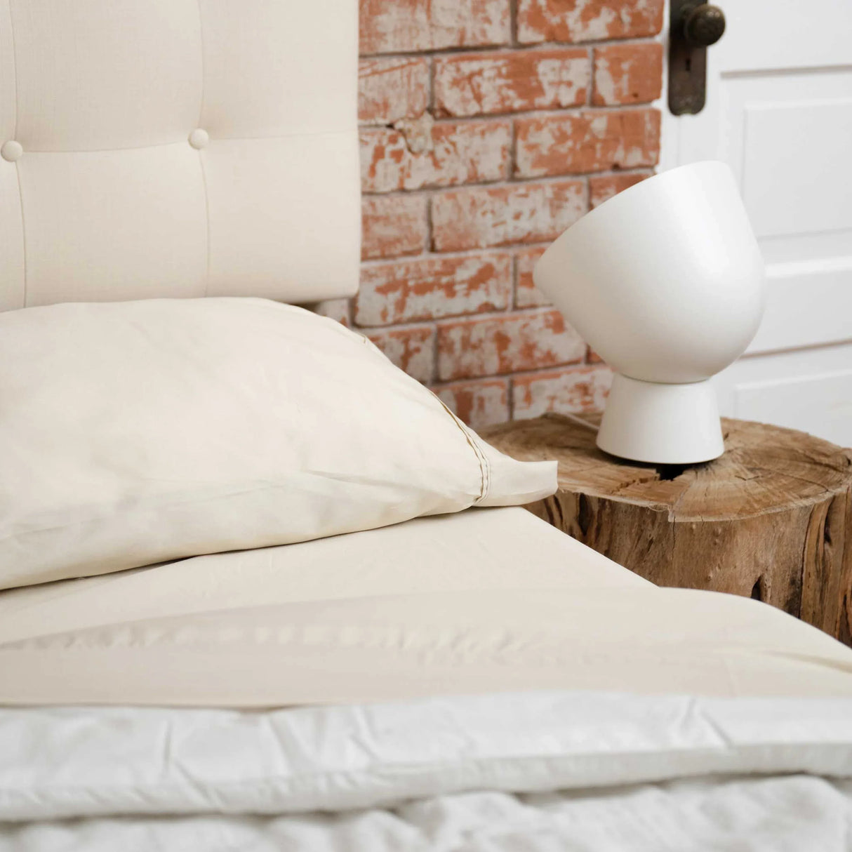 Thread King Cream Rayon Bamboo Sheet Set - Omega Lifestyles