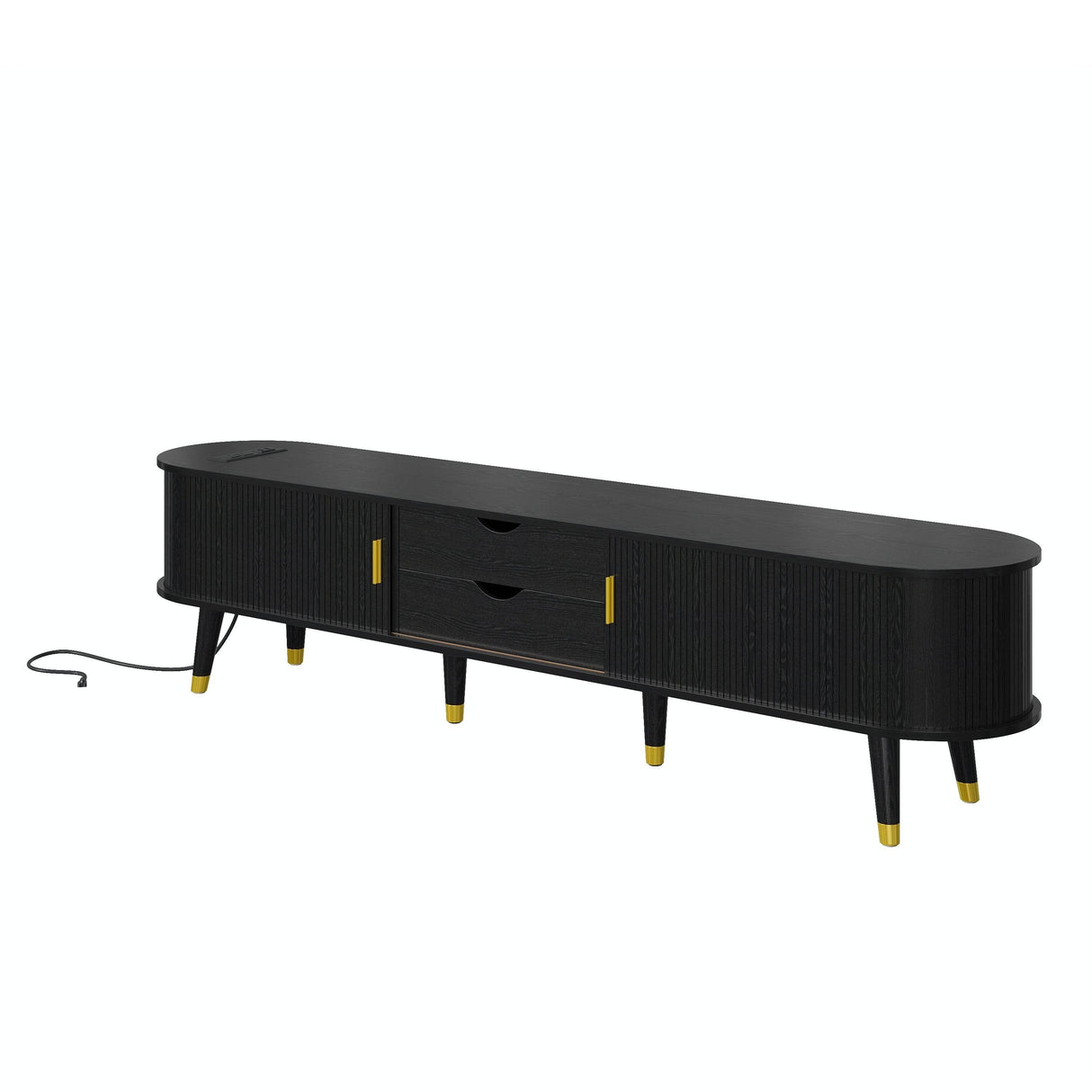 Mid-Century Modern TV Stand And Coffee Table Set - Sleep Galleria