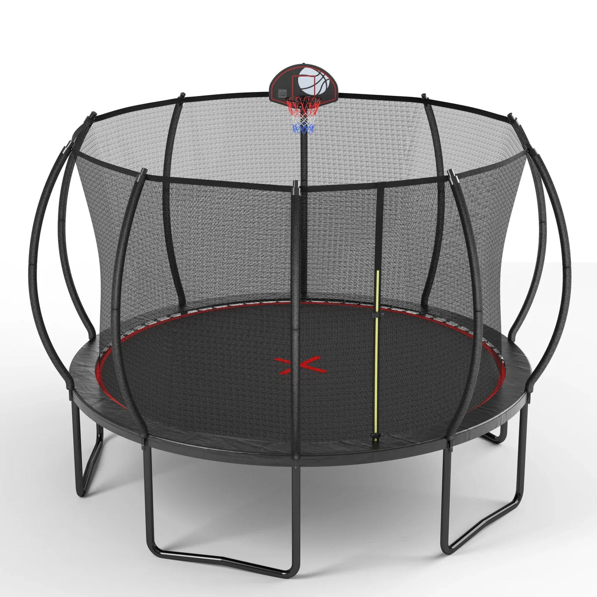12-Foot Galvanized Steel Outdoor Garden Trampoline - Omega Lifestyles