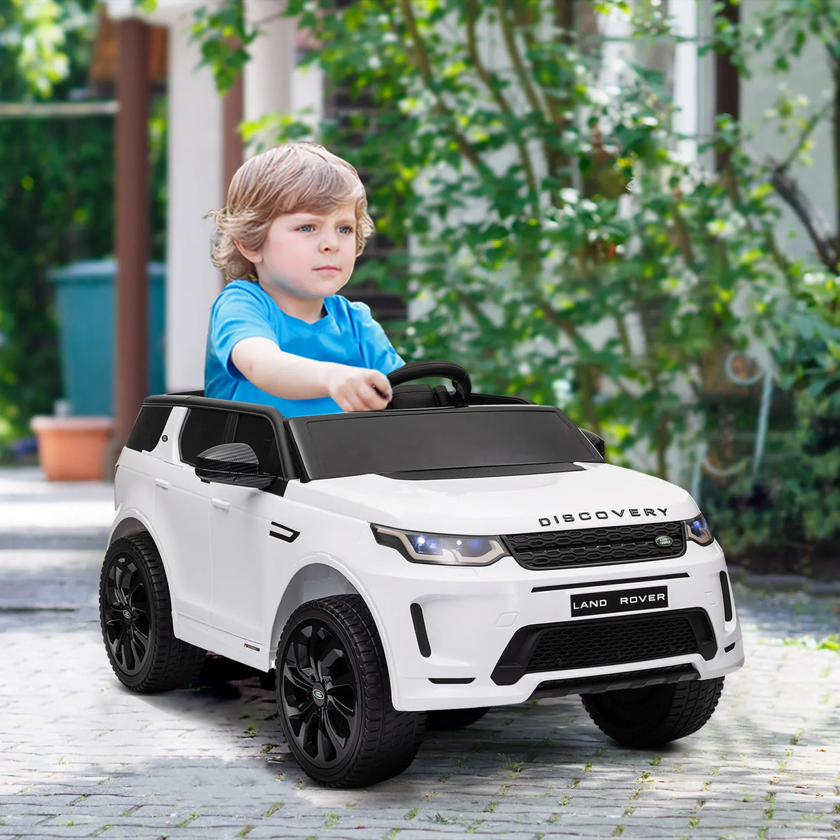 Licensed Land Rover Discovery Sport 12V Kids Ride-On Car - Omega Lifestyles