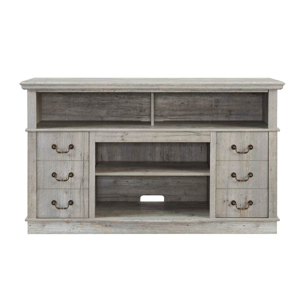 Farmhouse Rustic TV Media Stand With Storage - Sleep Galleria