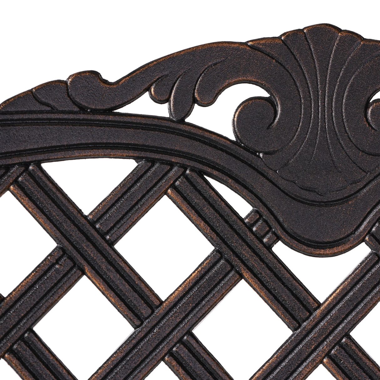 Traditional Copper Aluminum Swivel Outdoor Bar Stool - Omega Lifestyles