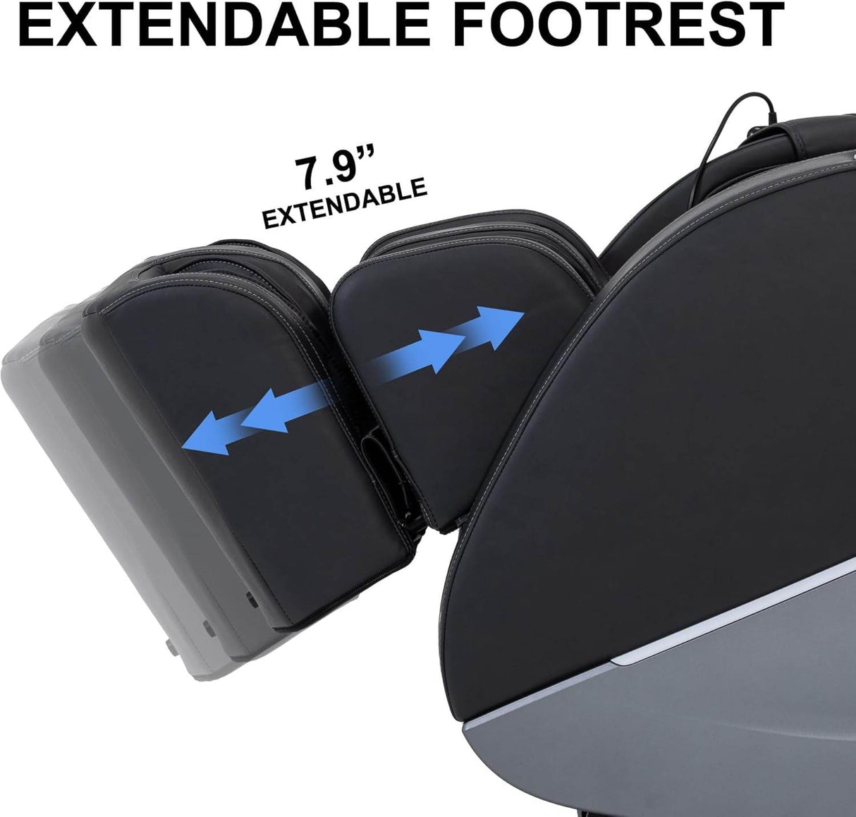 2025 A303 Massage Chair Irest System, Full Body with Heat, Zero Gravity, SL Track Shiatsu Recliner with Automatic Body Scan, Footrest Calfrest Exntension (Black)