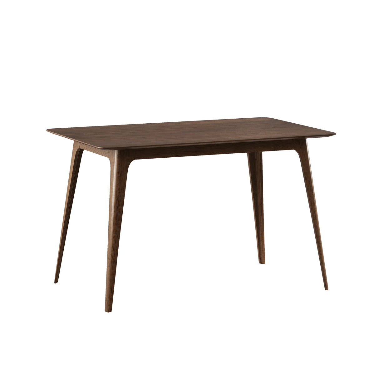 Mid-Century Modern Rubberwood Rectangular Dining Table - Omega Lifestyles