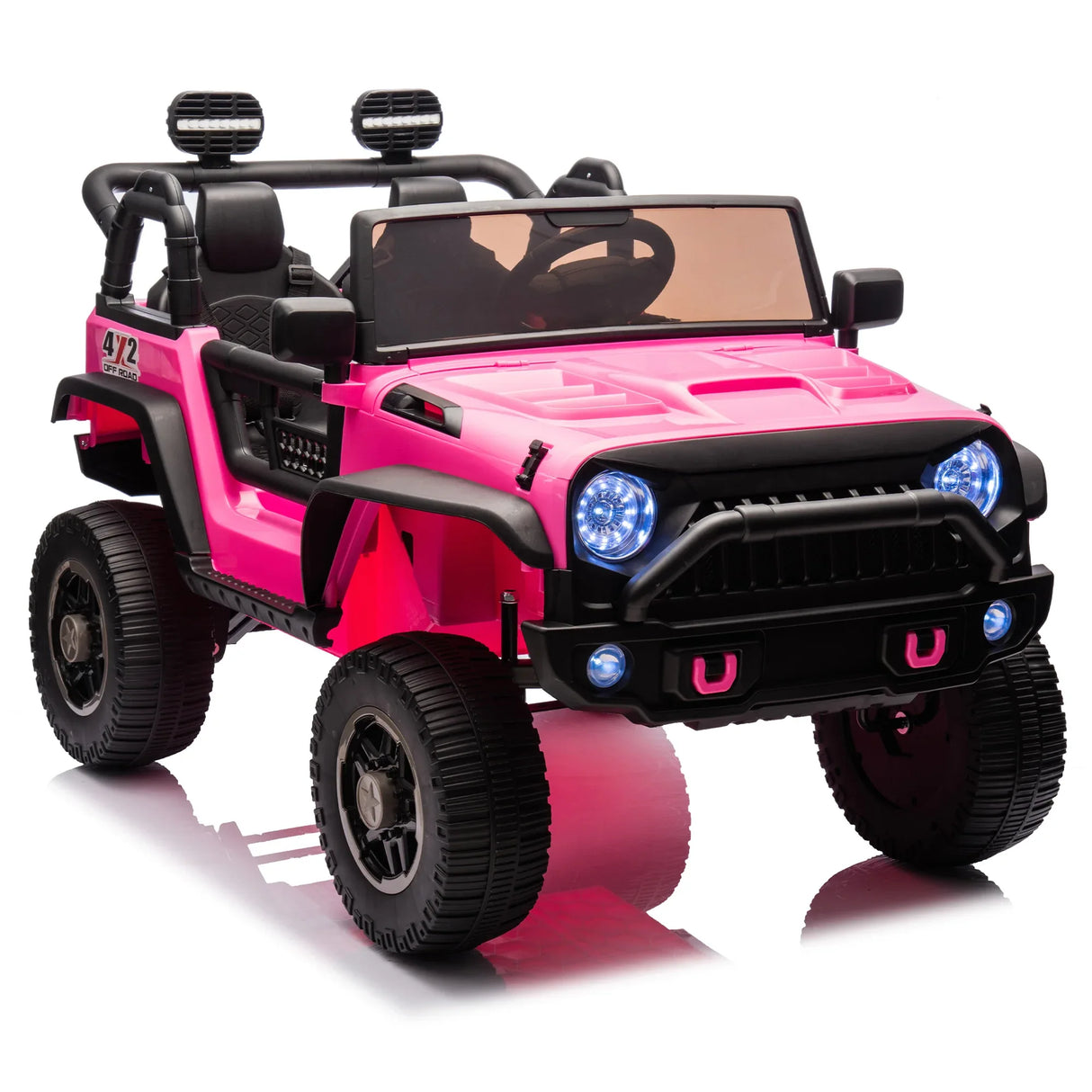 24V Two-Seater Kids Ride On Truck With Bluetooth Remote Control - Omega Lifestyles