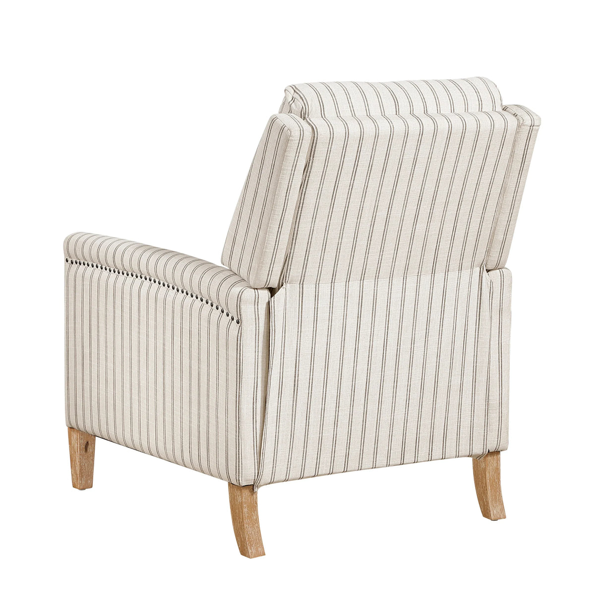 Classic Farmhouse Push-Back Reclining Fabric Upholstery Chair - Omega Lifestyles