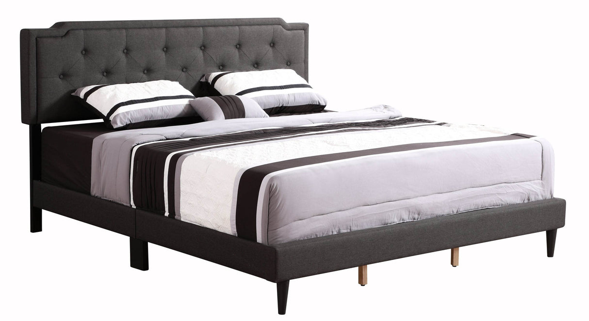 Queen Fabric Upholstered Foam Filled Bed Frame - Omega Lifestyles