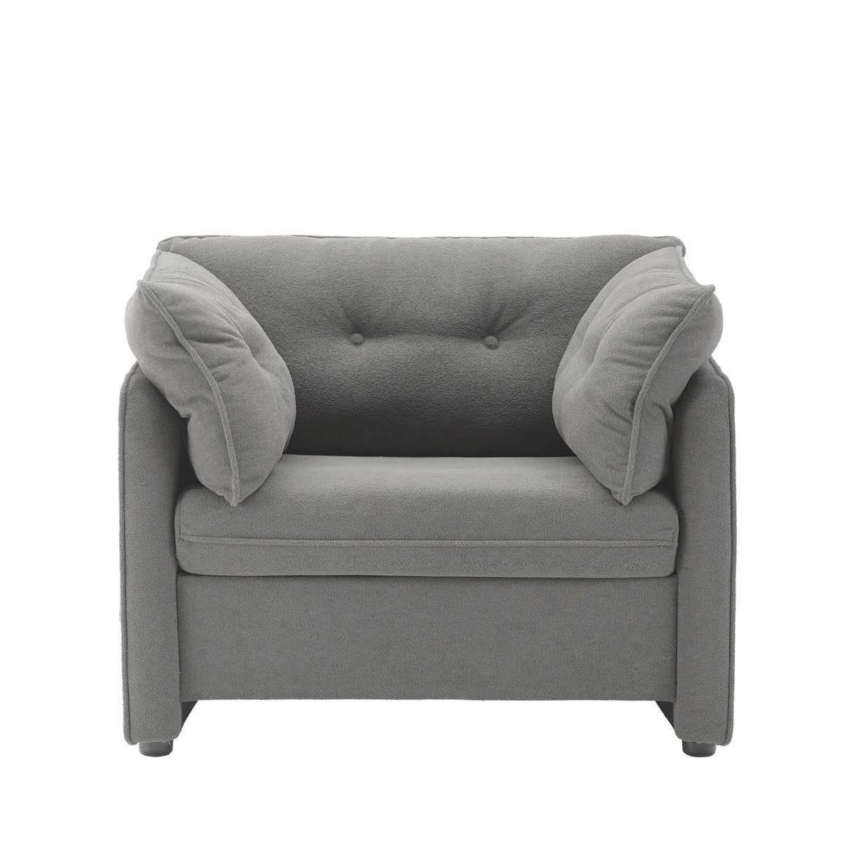 Modern Oversized Chenille Fabric Accent Armchair - Omega Lifestyles