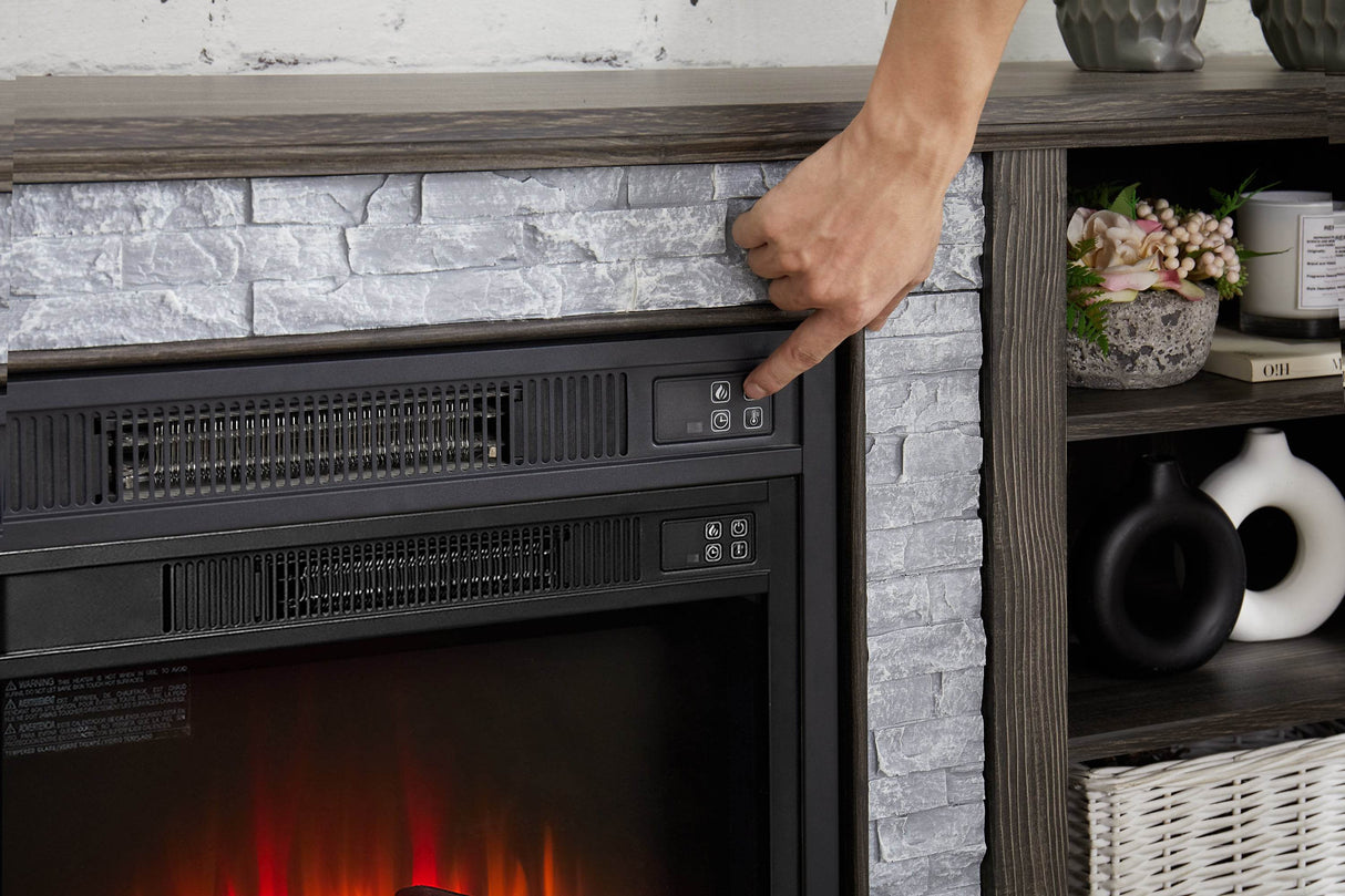 Electric Fireplace TV Media Stand With Storage - Sleep Galleria