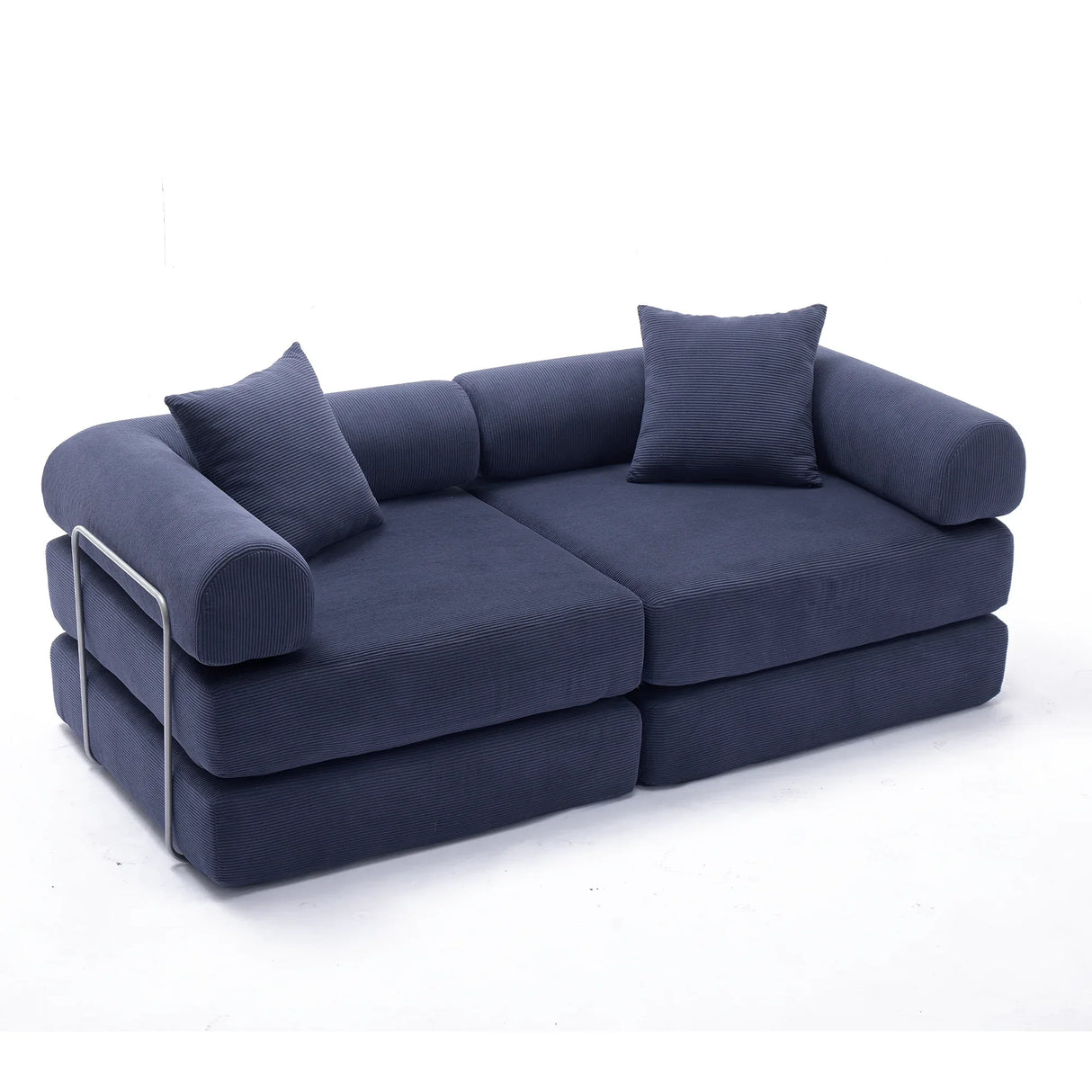 Modular Folding Convertible Corduroy Sofa Bed - Omega Lifestyles