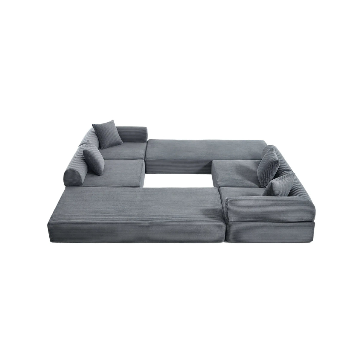 Convertible Corduroy Memory Foam Folding Sofa Bed - Omega Lifestyles
