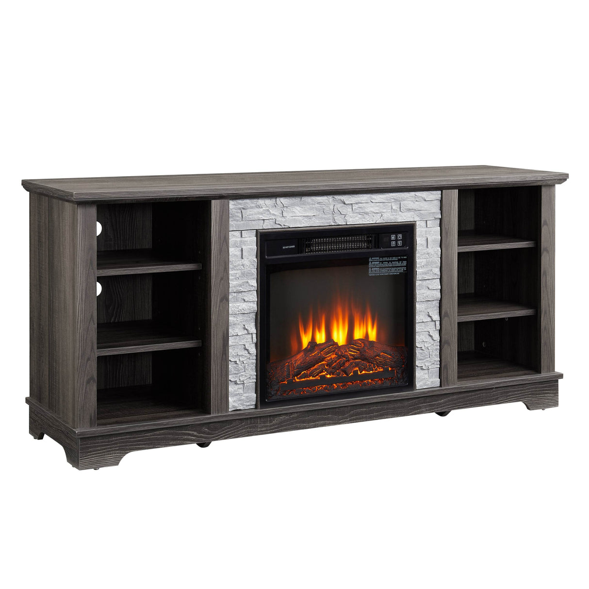 Electric Fireplace TV Media Stand With Storage - Sleep Galleria