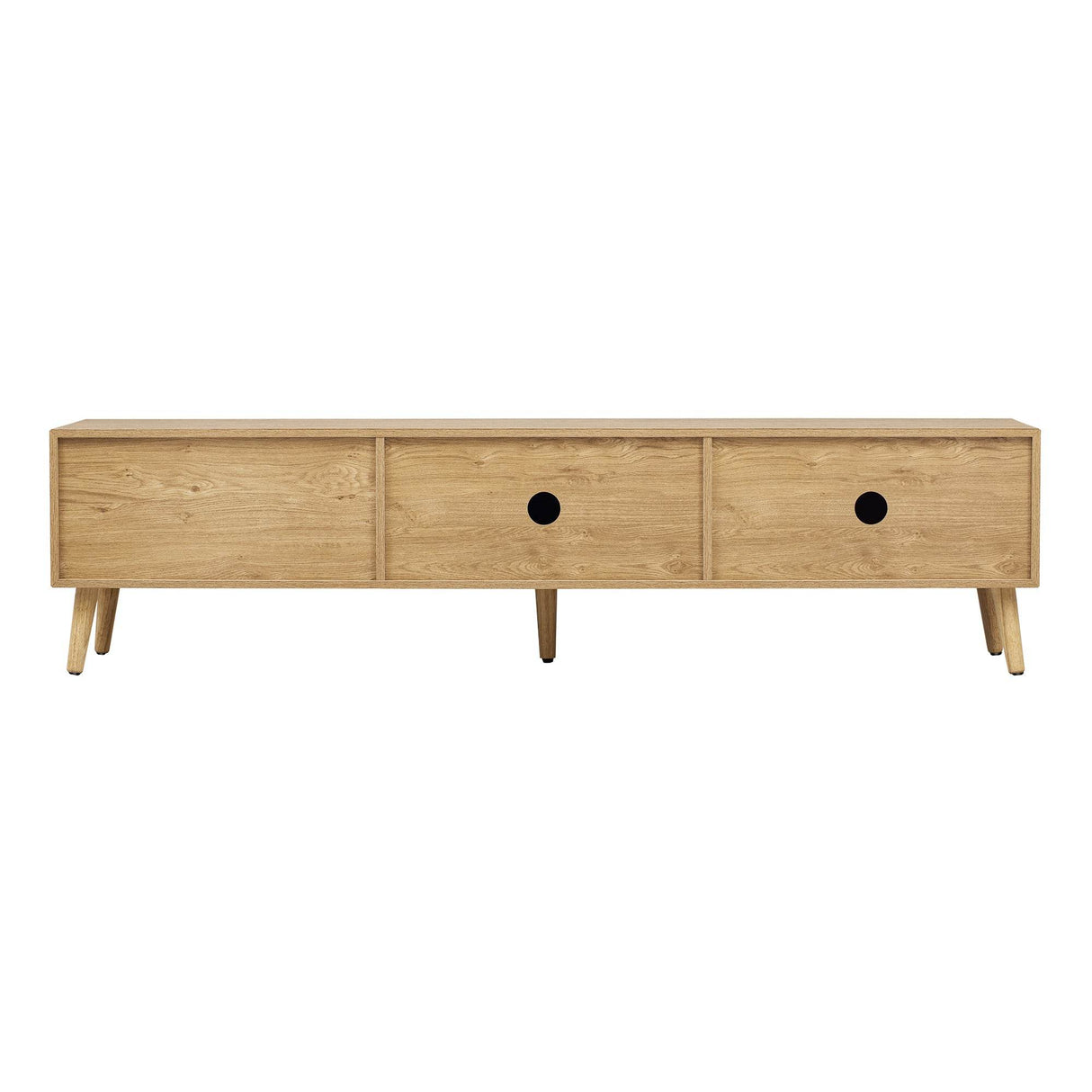 Boho Farmhouse Solid Wood TV Stand Cabinet - Sleep Galleria