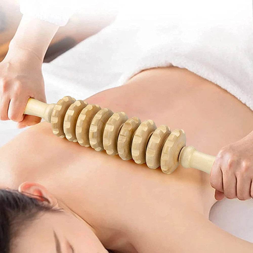 6-Piece Wooden Therapy Massage Tool Set - Sleep Galleria