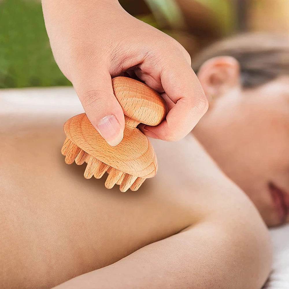 6-Piece Wooden Therapy Massage Tool Set - Sleep Galleria